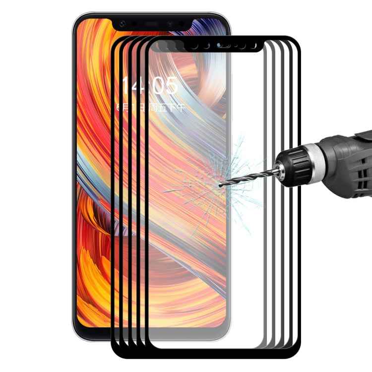 5 PCS ENKAY Hat-Prince 0.26mm 9H Surface Hardness 2.5D Full Screen Covered Tempered Glass Color Screen Film for Xiaomi Mi 8, For Mi 8 (5 PCS)