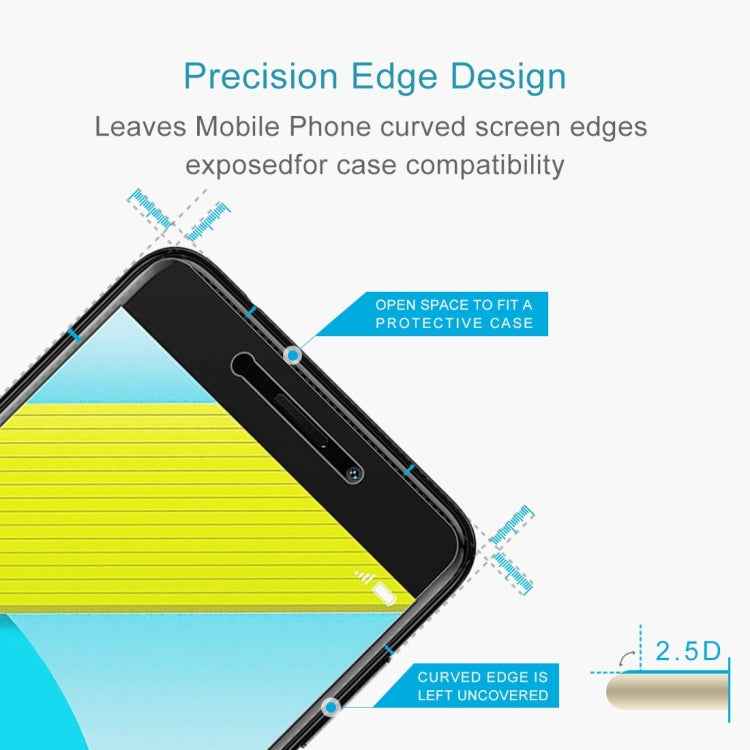 For Huawei Honor 6C Pro 0.26mm 9H Surface Hardness 2.5D Explosion-proof Tempered Glass Screen Film