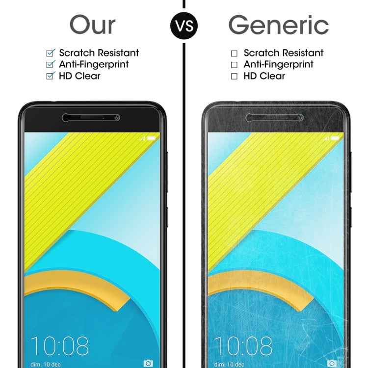For Huawei Honor 6C Pro 0.26mm 9H Surface Hardness 2.5D Explosion-proof Tempered Glass Screen Film