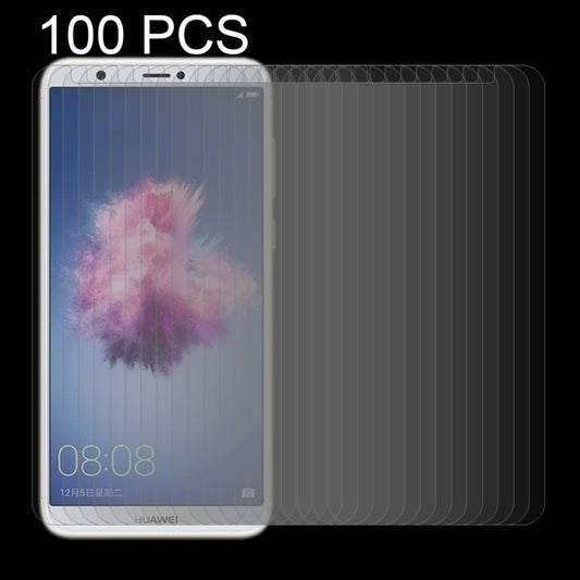 100 PCS for Huawei P smart / Enjoy 7S 0.26mm 9H Surface Hardness 2.5D Curved Tempered Glass Screen Protector Film, For P smart / Enjoy 7S