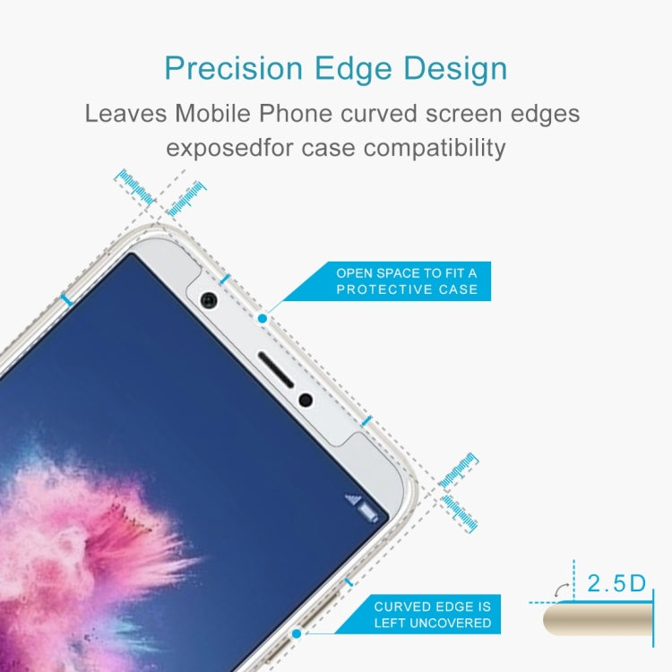 100 PCS for Huawei P smart / Enjoy 7S 0.26mm 9H Surface Hardness 2.5D Curved Tempered Glass Screen Protector Film, For P smart / Enjoy 7S