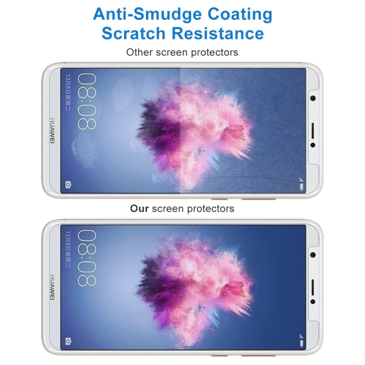 100 PCS for Huawei P smart / Enjoy 7S 0.26mm 9H Surface Hardness 2.5D Curved Tempered Glass Screen Protector Film, For P smart / Enjoy 7S