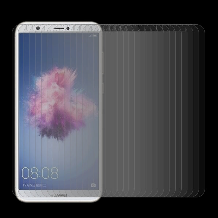 100 PCS for Huawei P smart / Enjoy 7S 0.26mm 9H Surface Hardness 2.5D Curved Tempered Glass Screen Protector Film, For P smart / Enjoy 7S