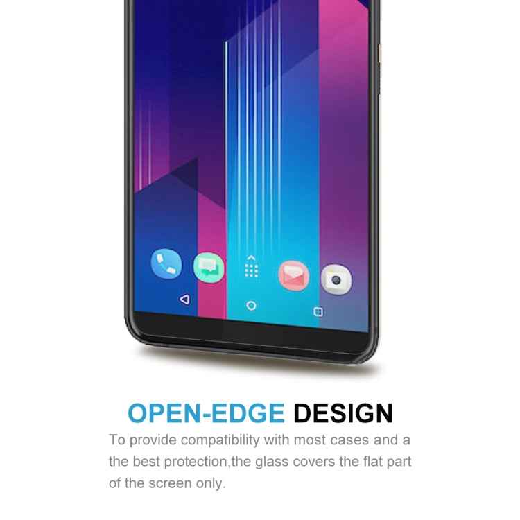 For HTC U11+ 0.26mm 9H Surface Hardness 2.5D Curved Edge Tempered Glass Screen Protector