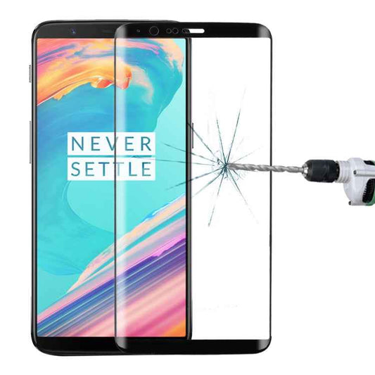 For OnePlus 5T 3D Curved Edge 9H Hardness HD Tempered Glass Screen Protector