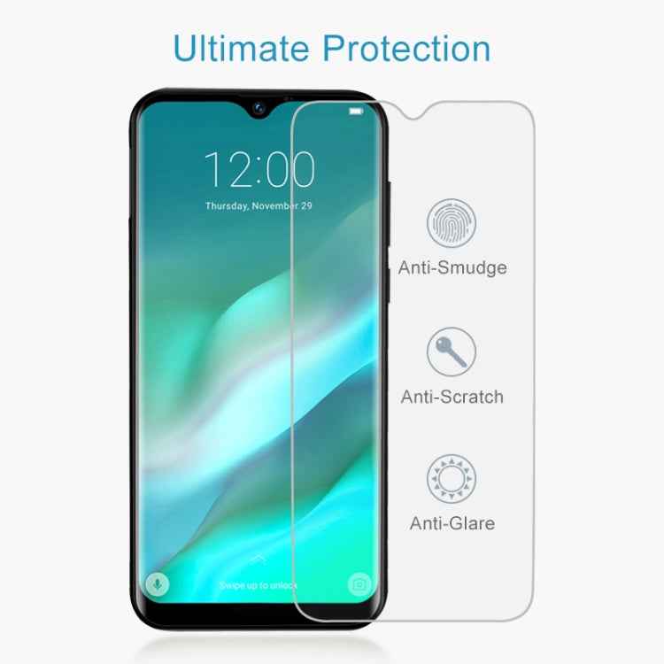 For DOOGEE Y8 Plus 2.5D Non-Full Screen Tempered Glass Film