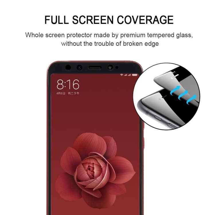 0.33mm 9H 2.5D Full Screen Fully Adhesive Tempered Glass Film for Xiaomi Mi 6X