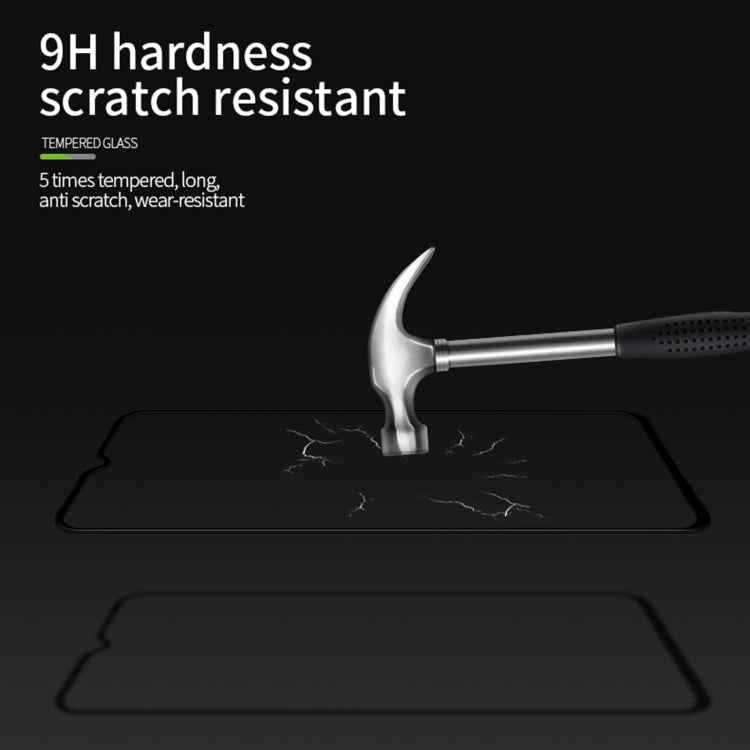 For Samsung Galaxy A22 4G PINWUYO 9H 3D Curved Full Screen Explosion-proof Tempered Glass Film(Black)