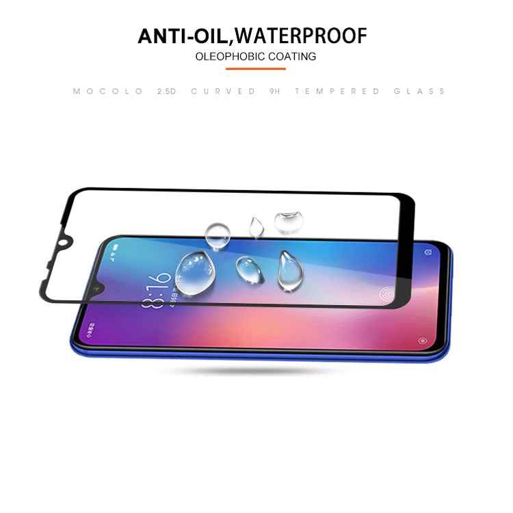 mocolo 0.33mm 9H 2.5D Silk Print Tempered Glass Film for Xiaomi Mi 9 SE