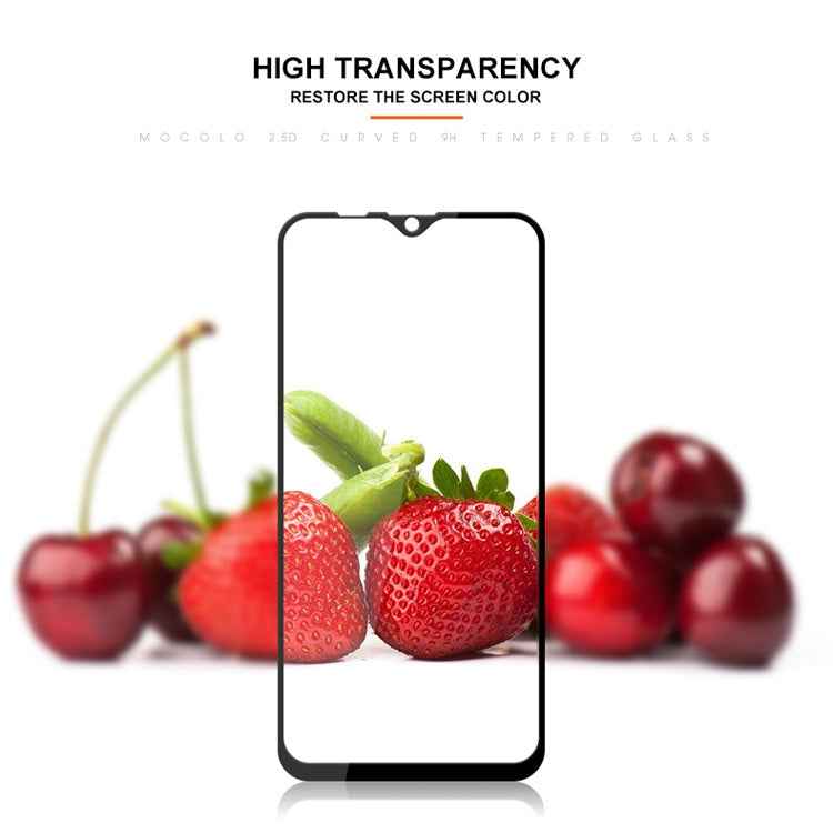 mocolo 0.33mm 9H 2.5D Full Glue Silk Print Tempered Glass Film for Galaxy M20