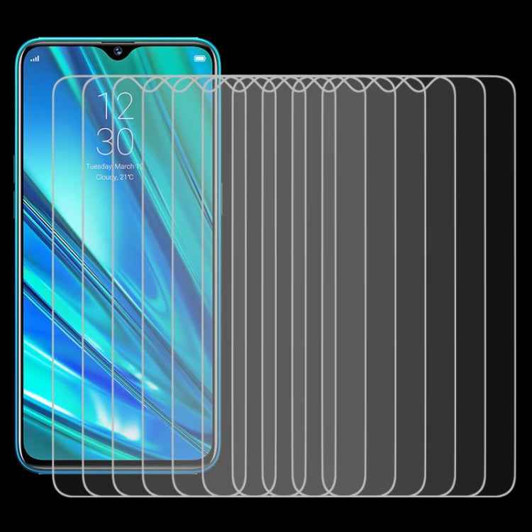 50 PCS For OPPO Realme 5 Pro 9H 2.5D Screen Tempered Glass Film