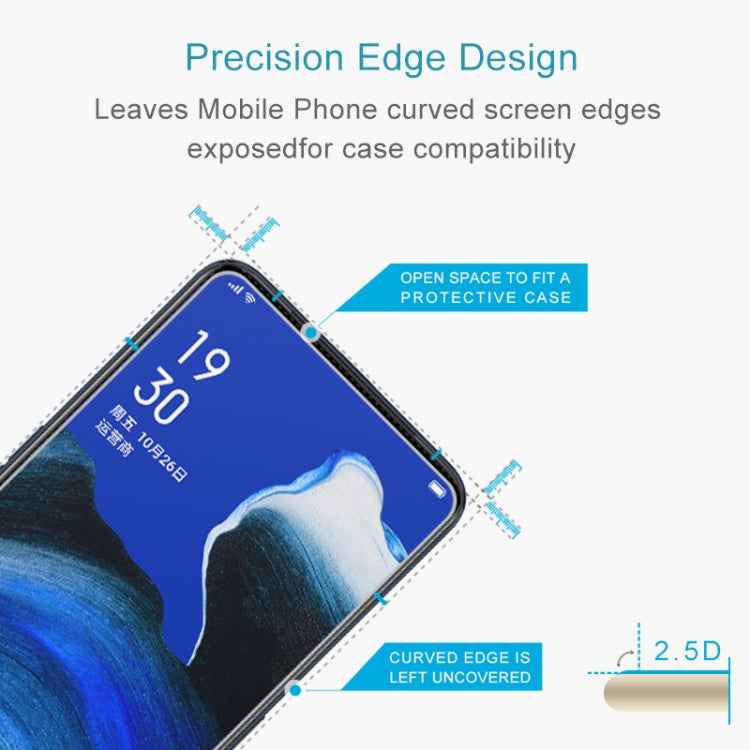 10 PCS For OPPO Reno2 Z 9H 2.5D Screen Tempered Glass Film
