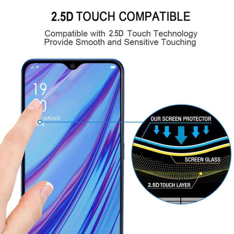 For OPPO A5 / A9 (2020) / A56 5G Full Glue Full Cover Screen Protector Tempered Glass Film