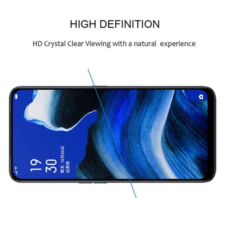 For OPPO Reno2 / Z Full Glue Full Cover Screen Protector Tempered Glass Film