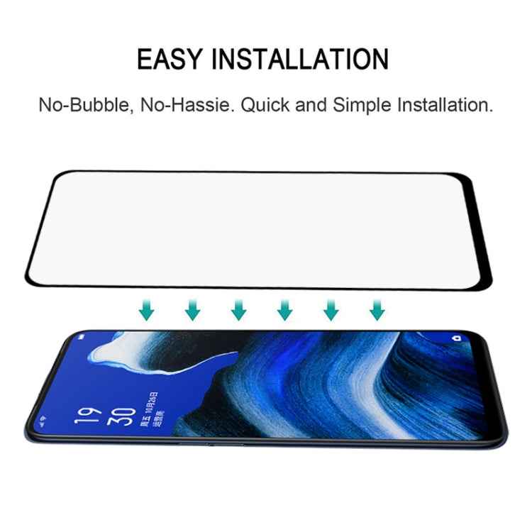 For OPPO Reno2 / Z Full Glue Full Cover Screen Protector Tempered Glass Film