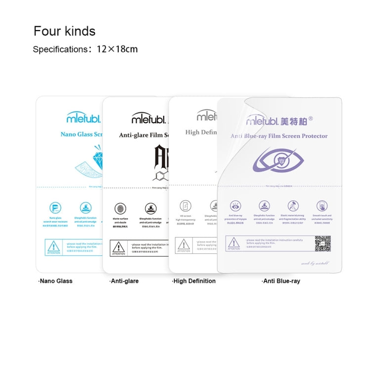 50 PCS 30 x 20cm Tablet HD TPU Soft Hydrogel Film Supplies for Intelligent Protector Cutter, 30 x 20cm HD Film