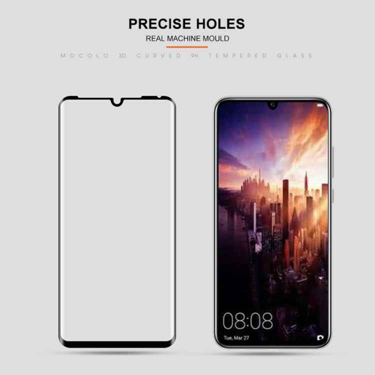 mocolo 0.33mm 9H 3D Full Glue Curved Full Screen Tempered Glass Film for Huawei P30 Pro