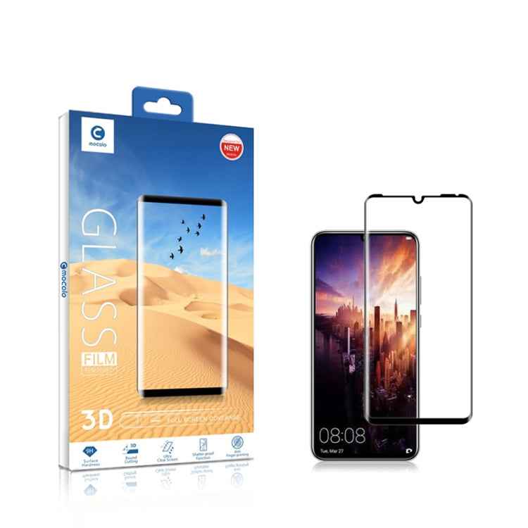 mocolo 0.33mm 9H 3D Full Glue Curved Full Screen Tempered Glass Film for Huawei P30 Pro