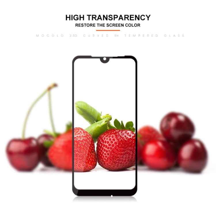 mocolo 0.33mm 9H 2.5D Full Glue Tempered Glass Film for Xiaomi Redmi 7