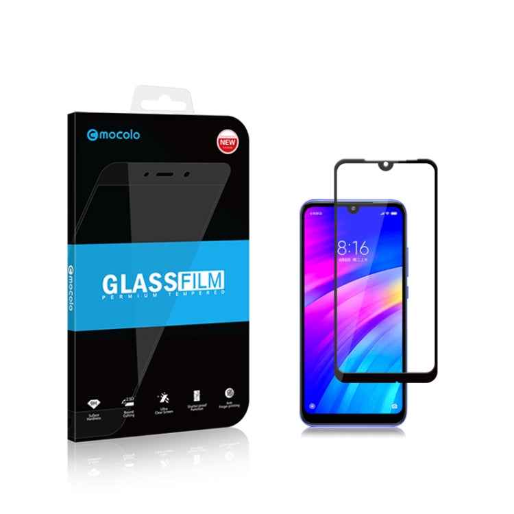 mocolo 0.33mm 9H 2.5D Full Glue Tempered Glass Film for Xiaomi Redmi 7