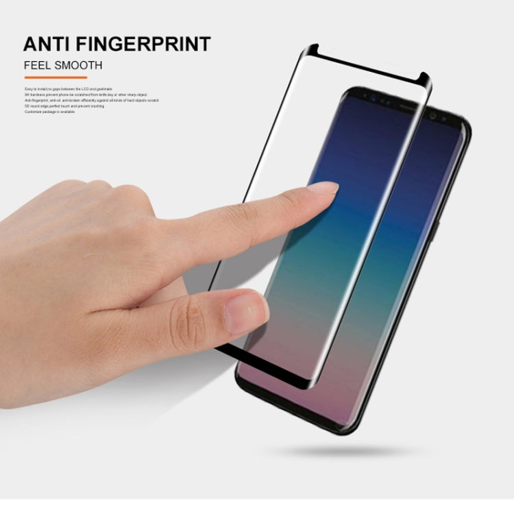 mocolo 0.33mm 9H 3D Full Glue Curved Tempered Glass Film for Galaxy S9