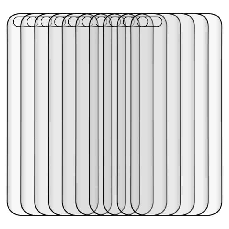 25 PCS For Huawei P40 Pro 9H HD 3D Curved Edge Tempered Glass Film (Transparent)