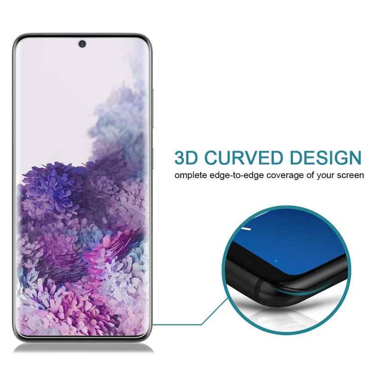 For Galaxy S20 9H HD 3D Curved Edge Tempered Glass Film (Transparent)