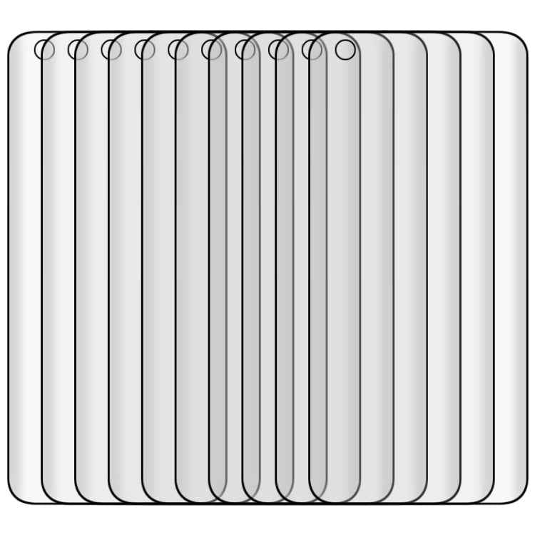 25 PCS For Xiaomi Mi 10 5G 9H HD 3D Curved Edge Tempered Glass Film (Transparent)