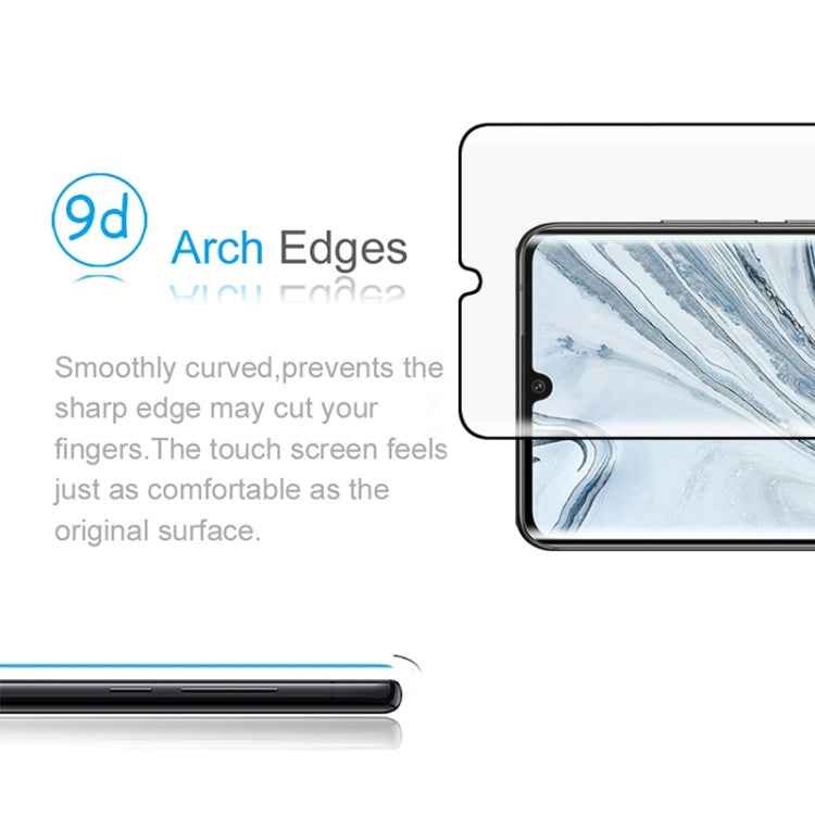 25 PCS For Xiaomi Mi Note 10 9H HD 3D Curved Edge Tempered Glass Film (Transparent)