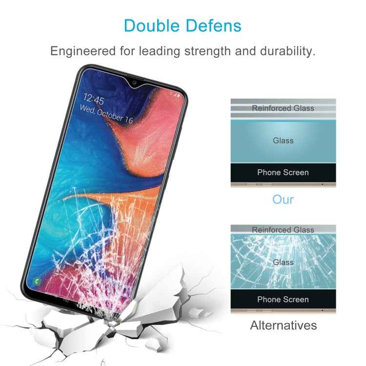 For Samsung Galaxy A20 0.26mm 9H 2.5D Tempered Glass Film