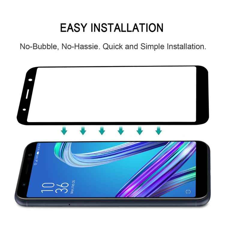 25 PCS Full Glue Full Screen Tempered Glass Film for Asus Zenfone Max (M1) ZB555KL
