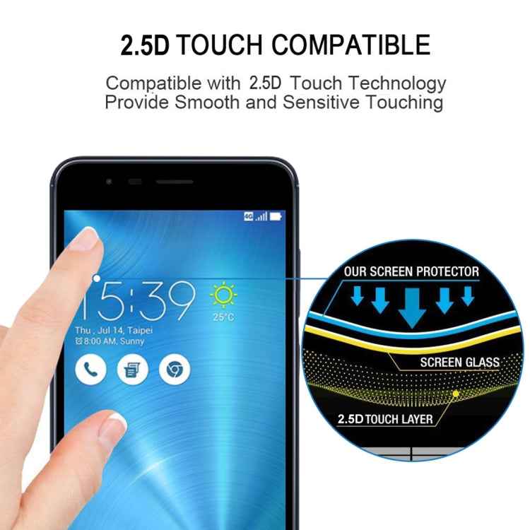 25 PCS Full Glue Full Screen Tempered Glass Film for Asus ZOOM 3 ZE553KL