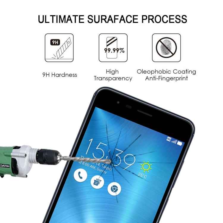 25 PCS Full Glue Full Screen Tempered Glass Film for Asus ZOOM 3 ZE553KL