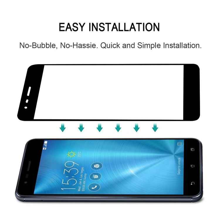 25 PCS Full Glue Full Screen Tempered Glass Film for Asus ZOOM 3 ZE553KL