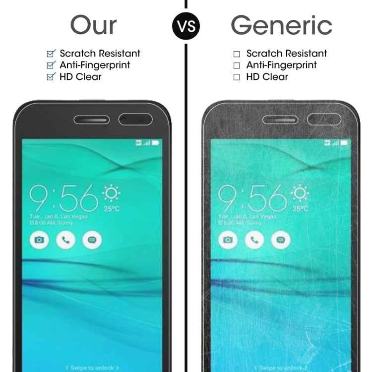 0.26mm 9H 2.5D Tempered Glass Film for Asus ZenFone Go / ZB452KG