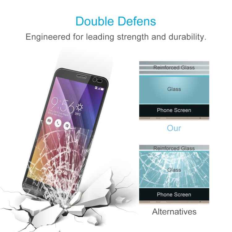 0.26mm 9H 2.5D Tempered Glass Film for Asus Zenfone Go ZB551KL