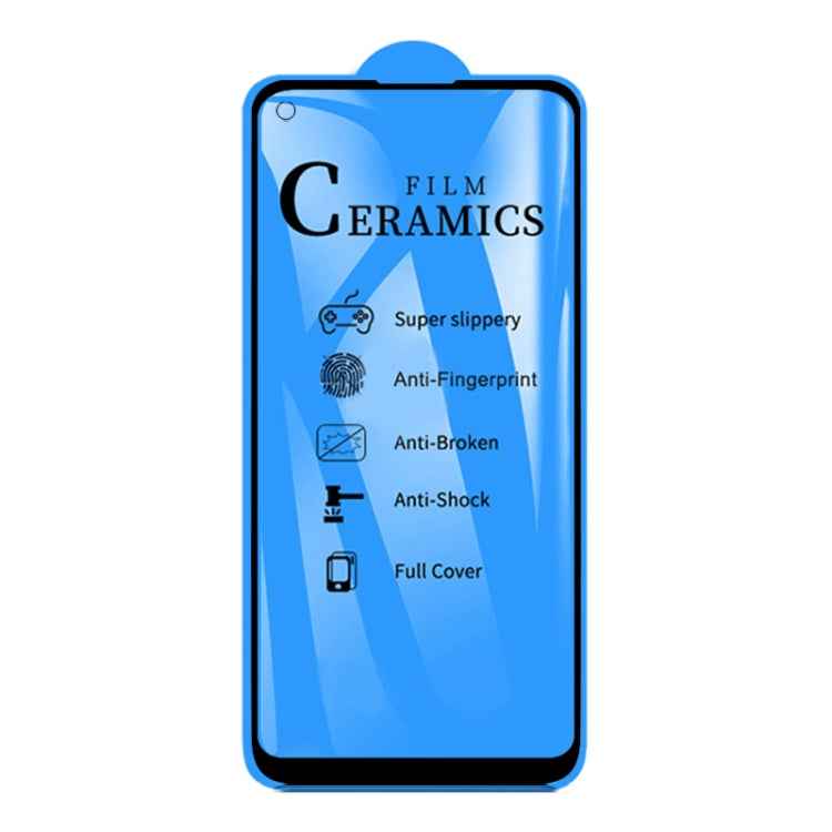 25 PCS For Samsung Galaxy A11 / M11 / Motorola Moto G8 2.5D Full Glue Full Cover Ceramics Film