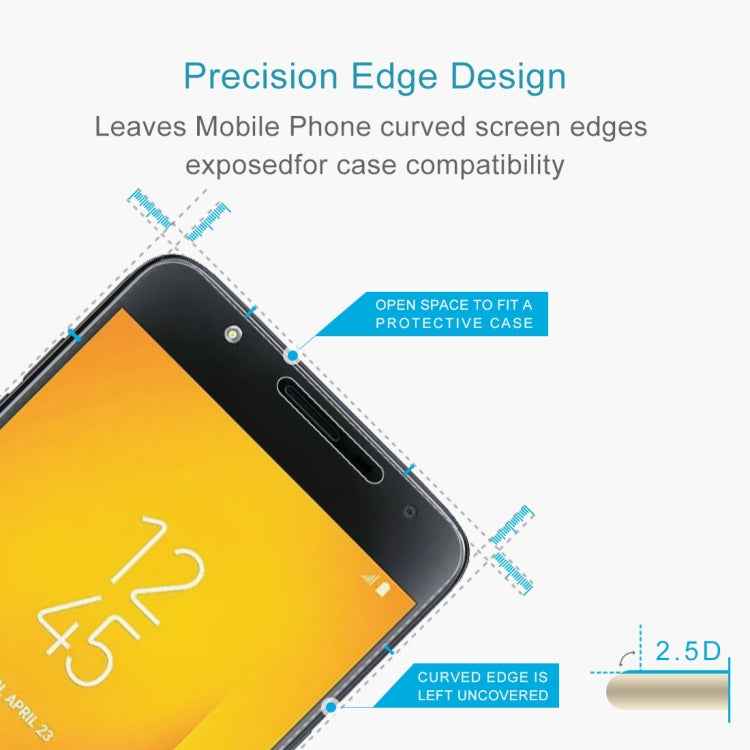 10 PCS 0.26mm 9H 2.5D Tempered Glass Film for Galaxy J7 Duo