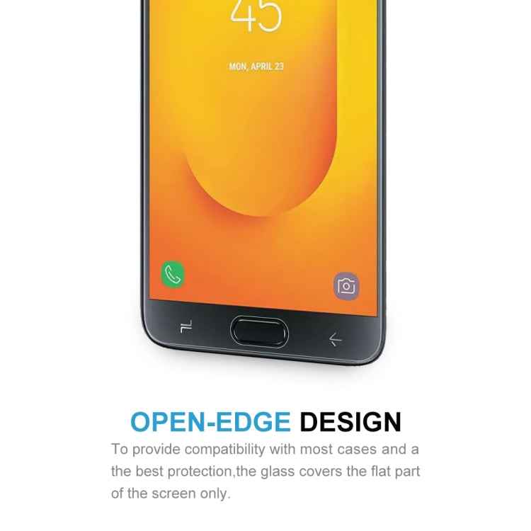 10 PCS 0.26mm 9H 2.5D Tempered Glass Film for Galaxy J7 Duo