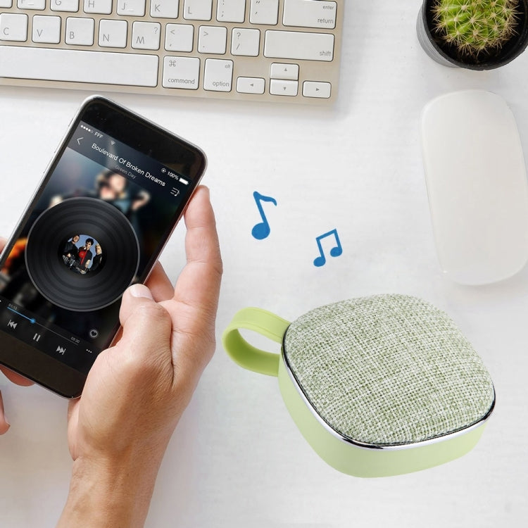 X25 Portable Fabric Design Bluetooth Stereo Speaker with Built-in MIC, Support Hands-free Calls & TF Card & AUX IN, Bluetooth Distance: 10m