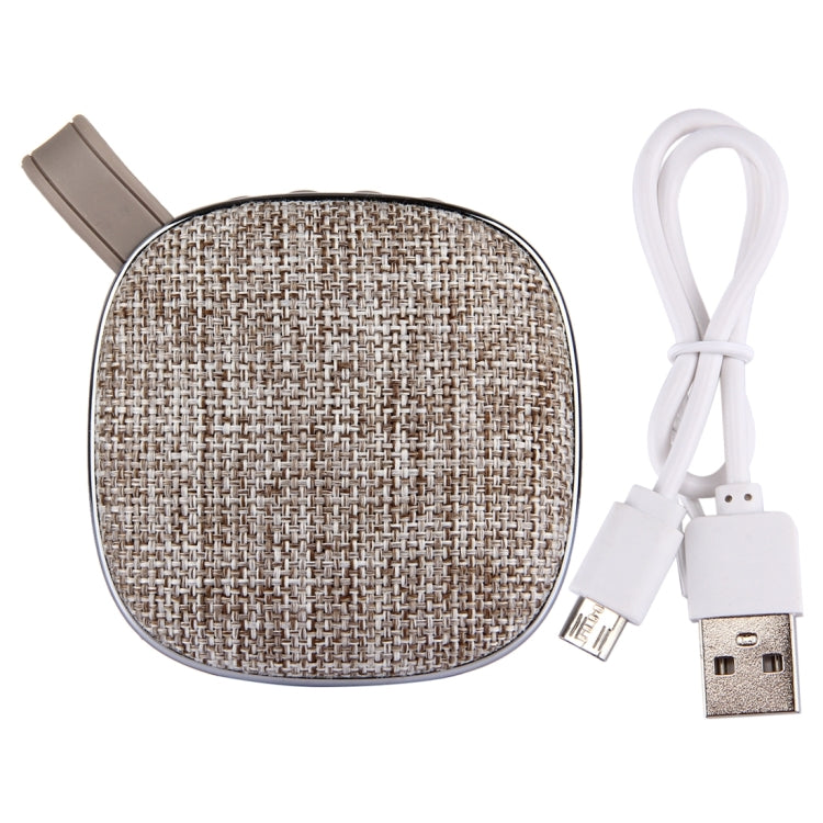 X25 Portable Fabric Design Bluetooth Stereo Speaker with Built-in MIC, Support Hands-free Calls & TF Card & AUX IN, Bluetooth Distance: 10m