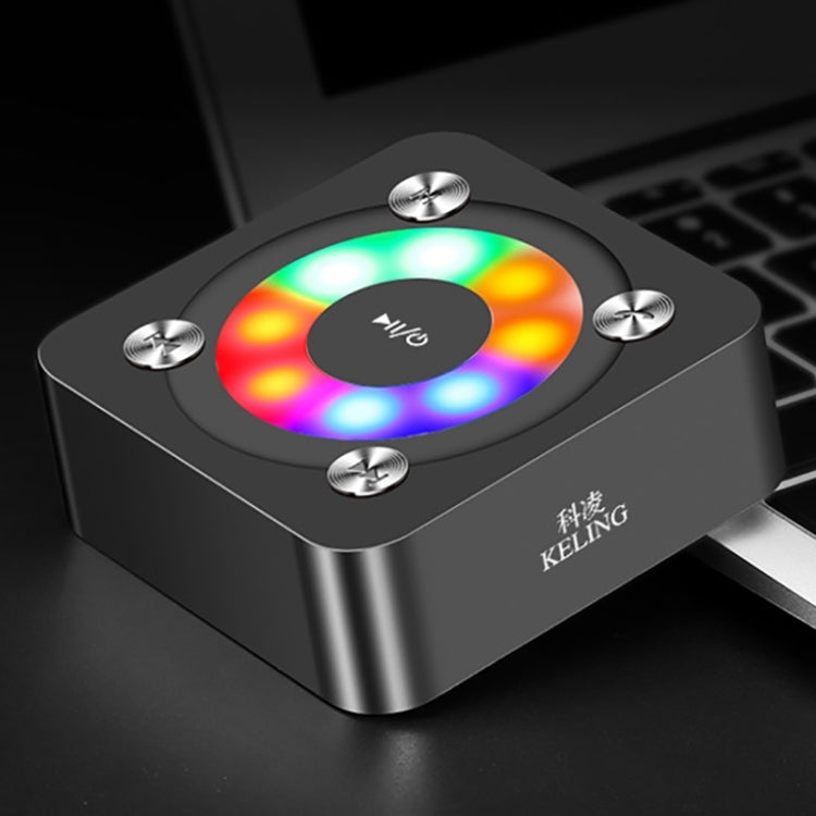 A9 Portable Bluetooth Stereo Speaker with Built-in MIC & Light, Support Hands-free Calls & TF Card & AUX IN, Bluetooth Distance: 10m, with Light(Black), with Light(Rose Gold), with Light(Gold)
