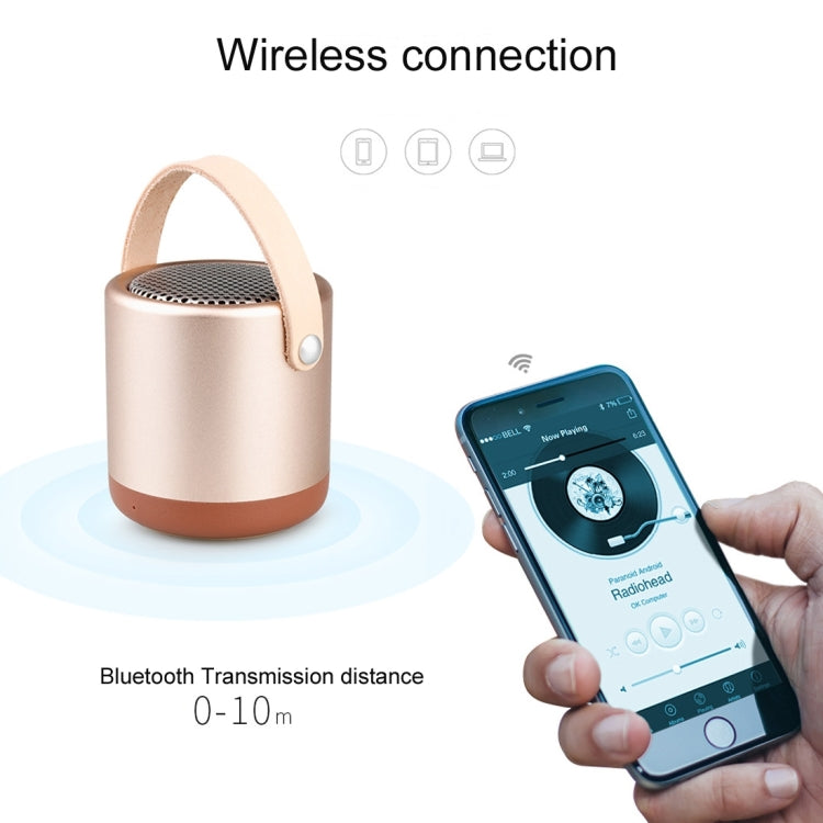 A056  Portable Outdoor Metal Bluetooth V4.1 Speaker with Mic, Support Hands-free & AUX Line In, A056
