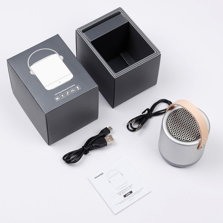 A056  Portable Outdoor Metal Bluetooth V4.1 Speaker with Mic, Support Hands-free & AUX Line In, A056