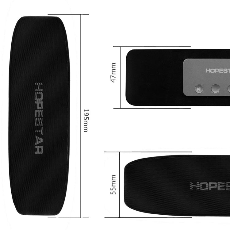HOPESTAR H11 Mini Portable Rabbit Wireless Bluetooth Speaker, Built-in Mic, Support AUX / Hand Free Call / FM / TF