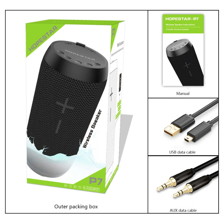 HOPESTAR P7 Mini Portable Rabbit Wireless Bluetooth Speaker, Built-in Mic, Support AUX / Hand Free Call / FM / TF