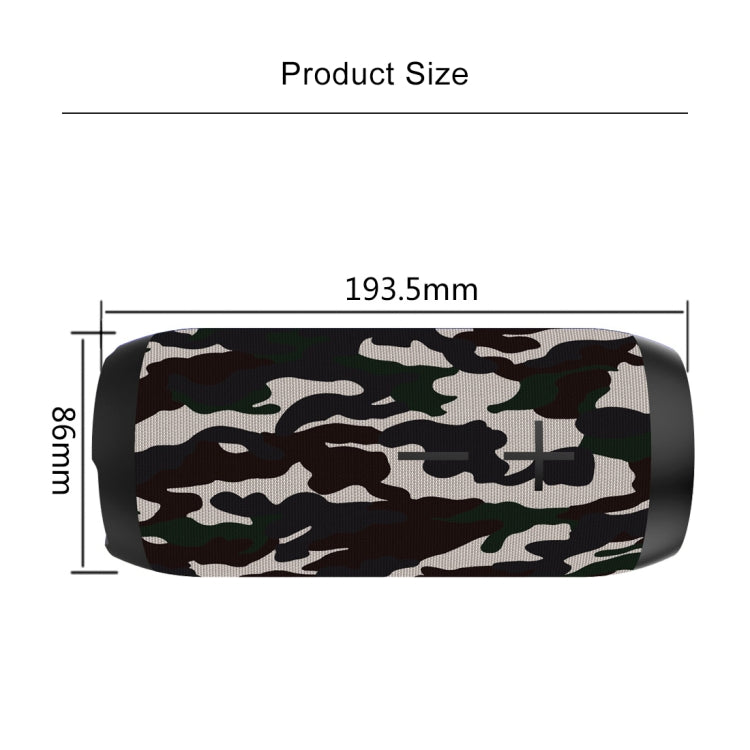 HOPESTAR P7 Mini Portable Rabbit Wireless Bluetooth Speaker, Built-in Mic, Support AUX / Hand Free Call / FM / TF