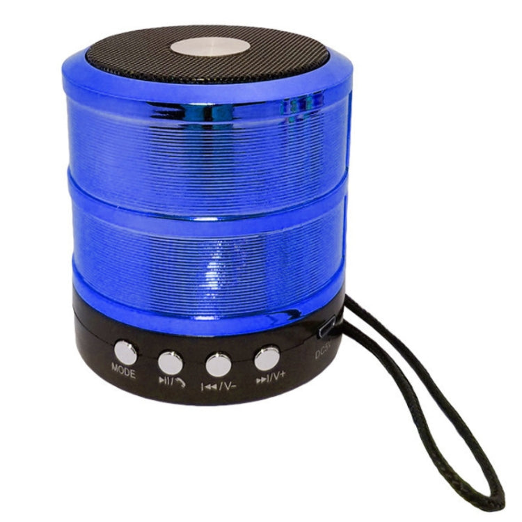 WS-887 Bluetooth Speaker with Lanyard, Support Hands-free Call & FM & U Disk & TF Card & AUX