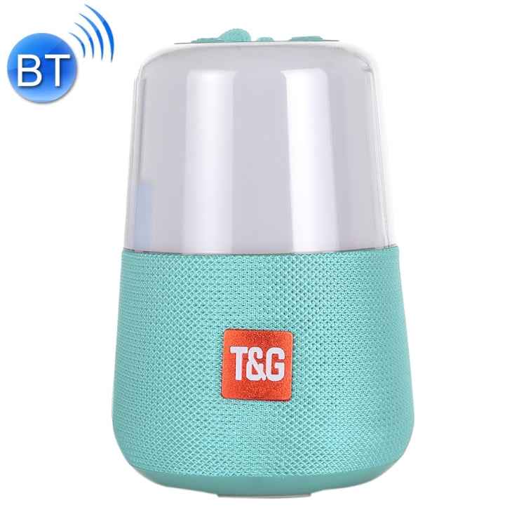 T&G TG168 Portable Wireless Bluetooth V5.0 Stereo Speaker with Handle, Built-in MIC, Support Flashing LED Light & TF Card & U Disk & AUX IN & FM