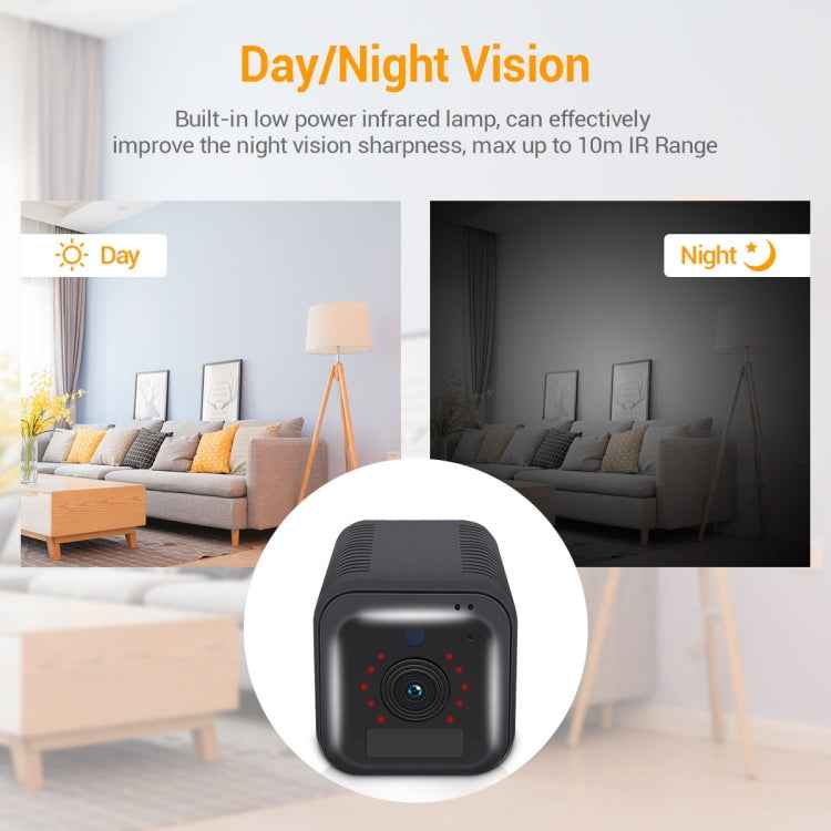 ESCAM G18 1080P Full HD Rechargeable Battery WiFi IP Camera, Support Night Vision / PIR Motion Detection / TF Card / Two Way Audio